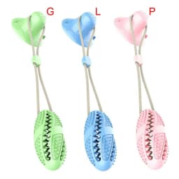 Pet Dog TPR Sucker Chews, Molars And Cleans Teeth Interactive Leaking Toy - Thumbnail 1