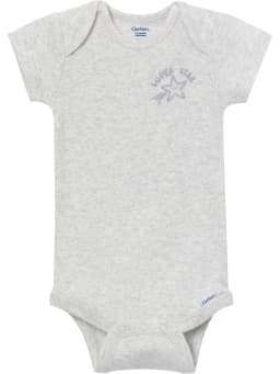 Gerber Baby Neutral Short Sleeve Onesies, 8-Pack, Sizes 0/3 Newborn - 12 Months - Thumbnail 9