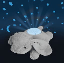 Cloud b Dream Buddies Bunny Star Constellation Night Light Mini Plush Toy - Thumbnail 1