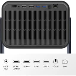 Restored Hisense C2 Laser Mini Projector, 65-300", Gimbal Design, 4K, Triple Color Laser, 110% BT.2020 - Thumbnail 5