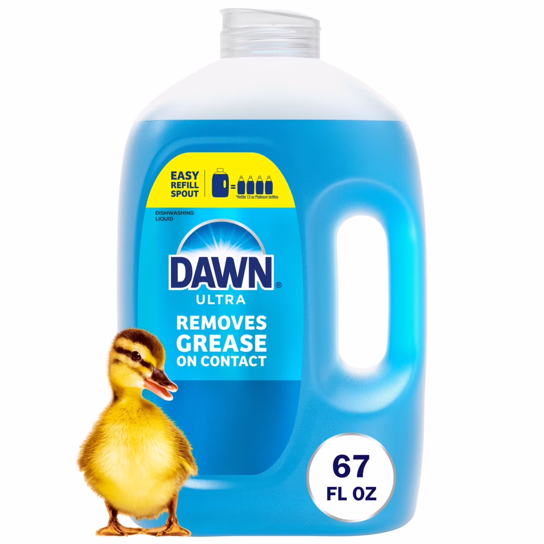 (2 pack) Dawn Ultra, Dishwashing Soap, Refill Jug, Original, 67 Fl oz - Thumbnail 2