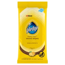 Pledge Expert Care Wood Wipes, Shines and Protects, Removes Fingerprints, Lemon Scent, 24 Count (Pack of 6) - Thumbnail 10