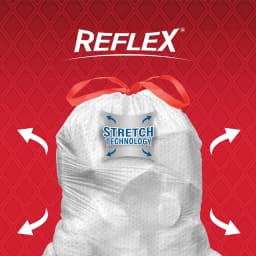 Rubbermaid Reflex Unscented 13g Drawstring Trash Bags 6ct - Thumbnail 2