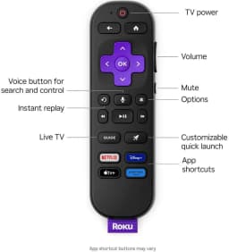 Roku 75R6C7KIT1 75 inch Class Plus Series 4K QLED Mini LED Smart TV Dolby Vision HDR10 Plus 120Hz WiFi Voice Remote HD - Thumbnail 4