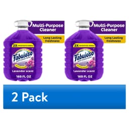 (2 pack) Fabuloso 2X Multi-Purpose Cleaner, No Rinse Floor Cleaner, Lavender Scent, 169 fl oz - Thumbnail 1