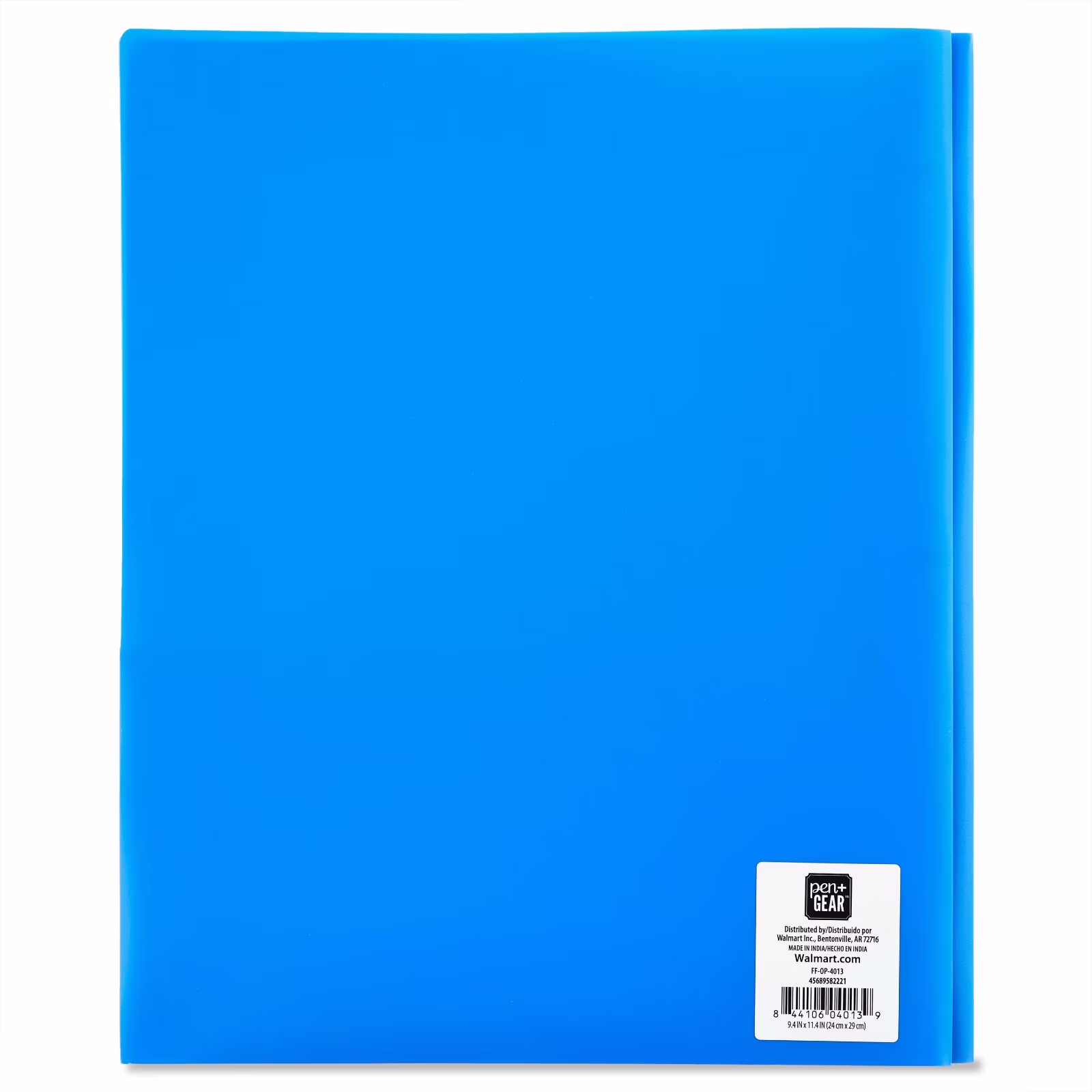 Plastic Folders with Pockets And Prongs Letter Size Two Pocket Folder with Prongs Durable Heavy Duty File Folders with Business Card Slot 2 Pocket - Thumbnail 4