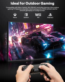 Sylvox 65 inch 120Hz Outdoor TVs,4K Smart Television 1000nits with Dobly Atmos, IP55 Waterproof - Thumbnail 4