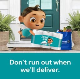 Angel Soft 2-Ply Toilet Paper, 9 Mega Rolls - Thumbnail 3