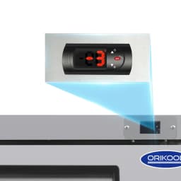 ORIKOOL 60" Commercial Under Counter Freezer 2 Door 18.5 Cu.ft Undercounter Work Top Freezers ETL Approved(LTL carry) - Thumbnail 6