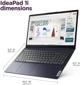 Lenovo IdeaPad 1i 15.6" FHD Touchscreen Laptop, Intel Core i5-1335U, 8GB DDR4 RAM, 256GB SSD, Windows 11 Home - Thumbnail 4