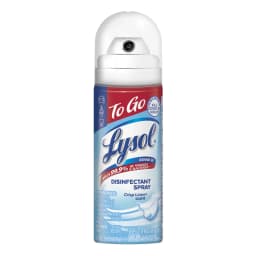 Lysol To Go Travel Size Disinfectant Spray, Crisp Linen, 1.5 fl oz - Thumbnail 1