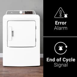 Arctic Wind 7.0-cu. ft. Electric Dryer, White, AED70 - Thumbnail 2