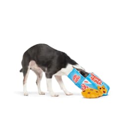 BARK Chomps Abunch Dog Toy, Plush Cookie Box with Cookies, Squeaky, XS to Small Dogs - Thumbnail 4