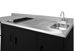 72" Wide All-In-One Kitchenette, ADA Counter Height, Right Side - Thumbnail 3