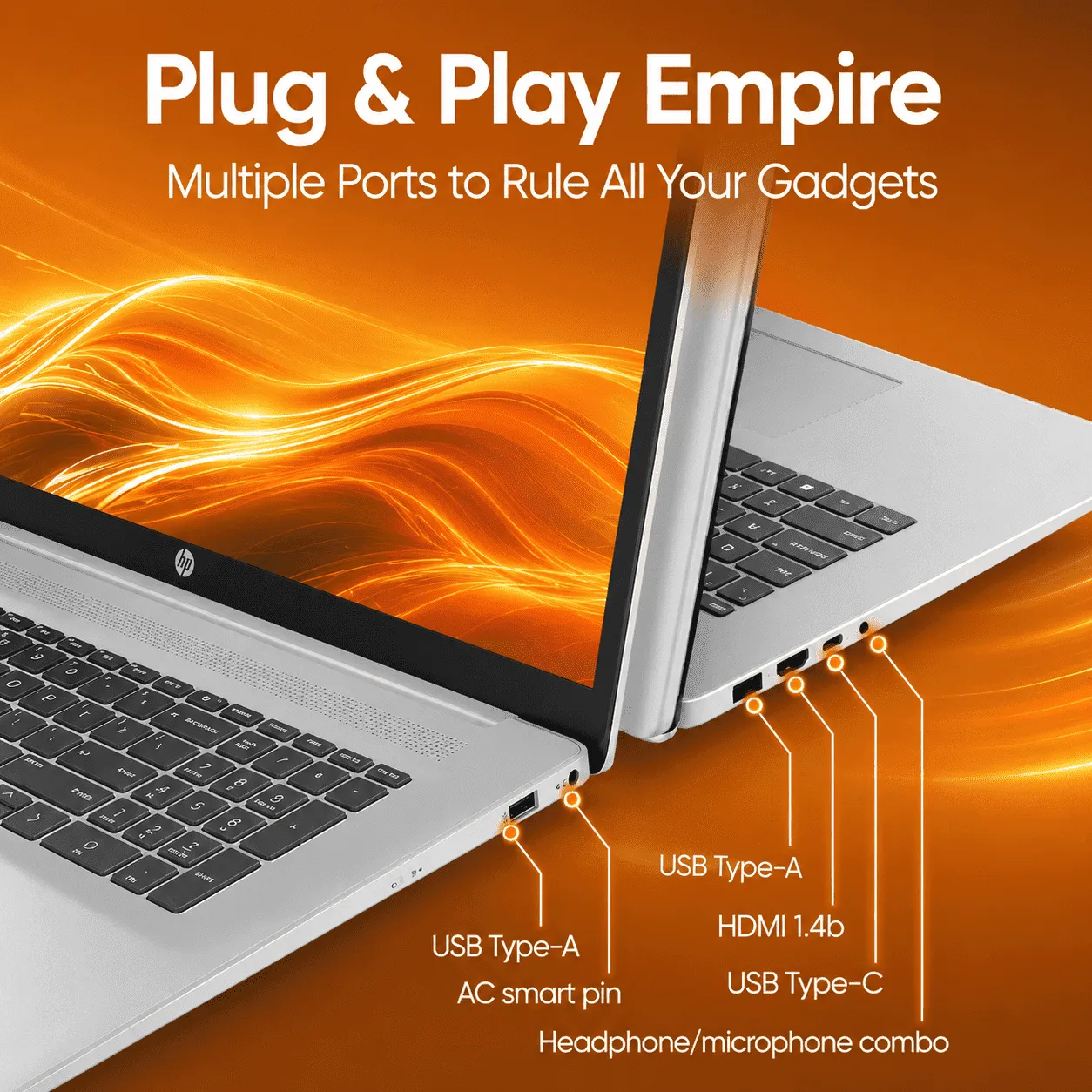 HP 2026 15.6" FHD Laptop Computer, Intel i3-N305(Up to 3.8GHz), 32GB RAM|1TB SSD, WiFi 6, Fast Charge, AI Copilot - Thumbnail 7