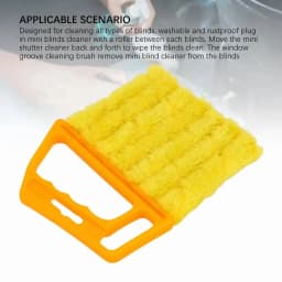 New Knack - Blind Cleaner Tool Brush Duster – Dust Cloth For Air Conditioner, Window Blinds - Thumbnail 2