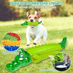Pet Deluxe Dog Chew Toys for Aggressive Chewers Tough Dog Toys for Large Dogs Indestructible Dog Toys Heavy Duty Dog Toys for Small Medium Large Dogs - Thumbnail 6