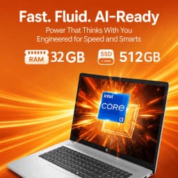HP 2026 15.6" FHD Laptop Computer, Intel i3-N305(Up to 3.8GHz), 32GB RAM|512GB SSD, WiFi 6, Fast Charge, AI Copilot - Thumbnail 3