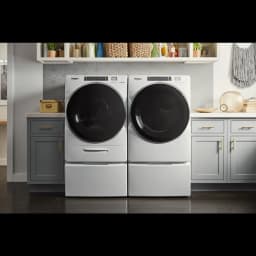 Whirlpool 5.0 cu ft High-Efficiency White Front Load Washing Machine with Load & Go(TM) XL Dispenser - Thumbnail 3