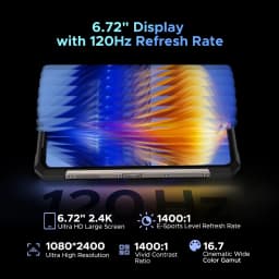 DOOGEE S200 Rugged Phone 5G Unlocked, Android Cell Phone with 1.32" Rear Screen, 32GB RAM+256GB, 10100mAh Battery, 100MP & 20MP Night Vision Camera, ATT, Verizon - Thumbnail 5