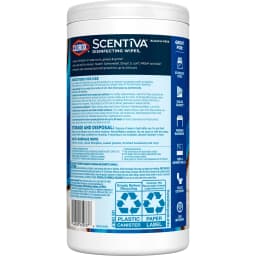 Clorox Scentiva Bleach-Free Cleaning Wipes, Coconut and Waterlily, 75 Count - Thumbnail 9