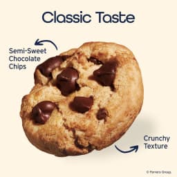 Famous Amos Classic Chocolate Chip Cookies, Bite-size cookies, Sweet Treats, 10 Pack Box, 1oz Bag - Thumbnail 2