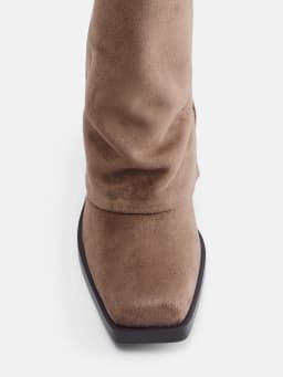 No Boundaries Women's Western Slouch Boots - Thumbnail 4