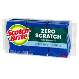 Scotch-Brite Zero Scratch, Non-Scratch, Cleaning Scrub Sponges, 9 Dish Sponges - Thumbnail 12