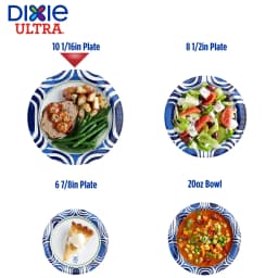 Dixie Ultra Disposable Paper Plates, 10", Multi-Color, 50 Count - Thumbnail 8