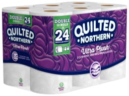 Quilted Northern Ultra Plush Toilet Paper, 12 Double Rolls - Thumbnail 6