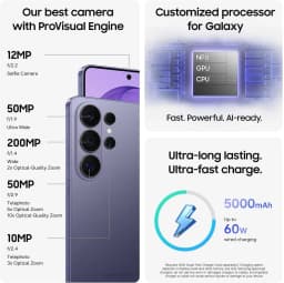 Samsung Galaxy S26 Ultra (256GB,12GB RAM) - Brand New - GSM Unlocked - Android AI Smartphone | 6.9” Dynamic AMOLED - Thumbnail 9