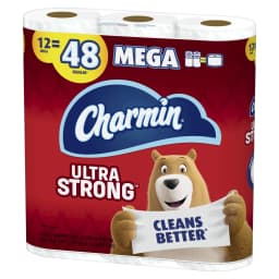Charmin Ultra Strong Toilet Paper, 12 Mega Roll, 264 Sheets per Roll - Thumbnail 5