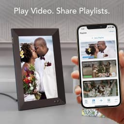 Nixplay Smart Digital Photo Frame 10.1 Inch (W10F)- Share Moments via E-Mail or App - Thumbnail 5