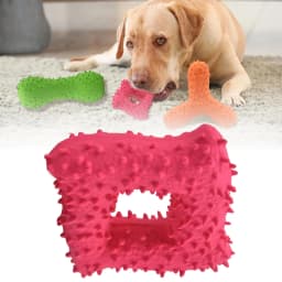 Rubber Dog Toys For Aggressive Chewers,Aggressive Chew Toys For Large Dogs,Heavy Duty Dog Toy ,Dog Bone Toy,Large Dog Toys For Aggressive Chewers - Thumbnail 1