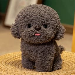 YiJuHui 1pcs Realistic Bichon Frise Stuffed Animal Plush Toy - Ultra Soft Huggable Pillow Pet for Cuddling Comfort, Durable Nursery Decor and Gift - Thumbnail 4