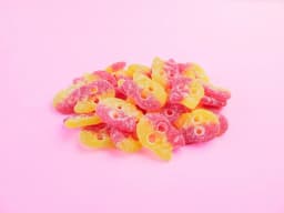 BUBS Swedish Candy Sour and Sweet Gummy Candy Mix, Strawberry Vanilla, Tutti Frutti, Lemon Raspberry, Banana Toffee, Vegan, 10 oz. Gluten Free, Vegan - Thumbnail 2