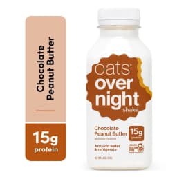 Oats Overnight Chocolate Peanut Butter Protein Overnight Oatmeal Shake, 2.2 oz, 1 Count - Thumbnail 11