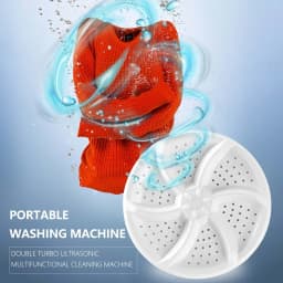 Guozer Spin Mini Washing Machine Turbo Washer Portable Travel Washer For Home Business, Travel,College Room,RV,Apartment - Thumbnail 6