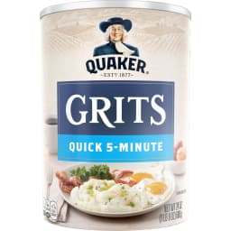 (3 pack) Quaker Original Quick 5-Minute Grits, Shelf-Stable, 24 Oz Canister - Thumbnail 2