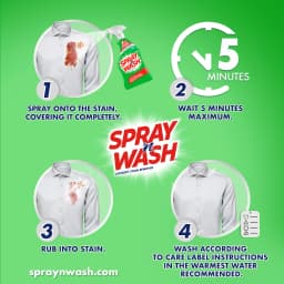 Spray 'n Wash Pre-Treatment Laundry Stain Remover Solution Spray, 22oz - Thumbnail 6