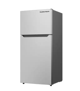 Hamilton Beach, 18 Cu. Ft. Top Mount Refrigerator, Frost Free, Platinum - Thumbnail 8