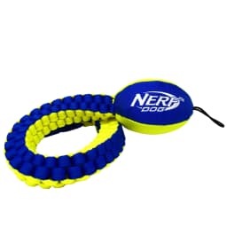 Nerf Dog Vortex Chain Tug Dog Toy with Durable Braided Nylon, 25 inch - Thumbnail 1