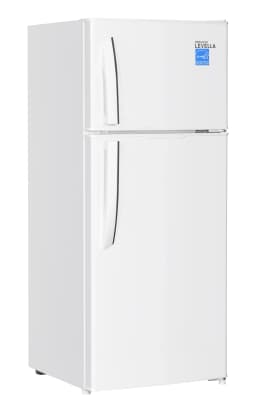 Premium Levella PRF44550300HW 4.4 cu ft Top Freezer Mini Fridge in White - Thumbnail 2