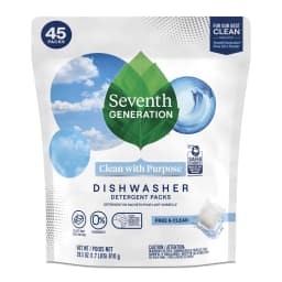 Seventh Generation Clean with Purpose Free and Clear Dishwasher Detergent Pods, 28.5 oz, 45 Count - Thumbnail 6
