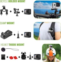 GoPro HERO13 Black Extended Power Bundle (HERO 13) 5.3K60 Ultra HD Action Camera + 2 Extra Enduro Battery + Dual-Battery Charger Hub + Carry Case - Thumbnail 4