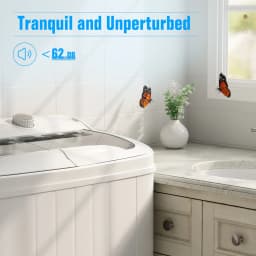 SUNCROWN 16lbs Portable Twin Tub Washer with Spin Dryer Washing Machine , Mini Compact Laundry Washer Machine with Drain Pump, Semi-automatic Washer - Thumbnail 4