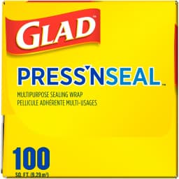 Glad Press'N Seal Multipurpose Sealing Food Wrap, 100 sq ft Roll - Thumbnail 9