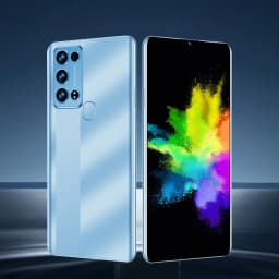 Wjsxc Smart Phone,Android 10.0 System Smartphone HD Full Screen Phone,Dual SIM Unlocked Smart Phone,3GB RAM+64GB ROM - Thumbnail 1