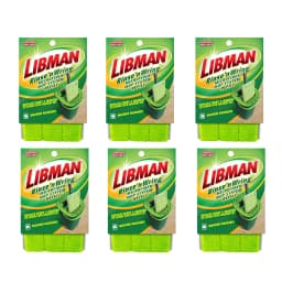 (6 pack) Libman Rinse 'N Wring Microfiber Mop Refill Pad for Hardwood and Tile Floors - Thumbnail 1