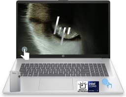 HP 17.3" HD+ Touchscreen Laptop, Intel Core Ultra 7 255U, 8 GB DDR5, 512GB SSD, Backlit Keyboard, Windows 11 Home - Thumbnail 1